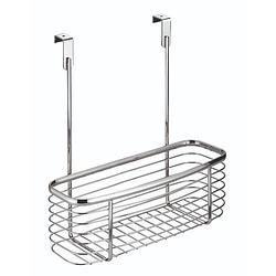 Foto van Idesign - keukenkast organizer met deurhaak, 27.9 x 12.7 x 30.5 cm, rvs, zilver - idesign axis