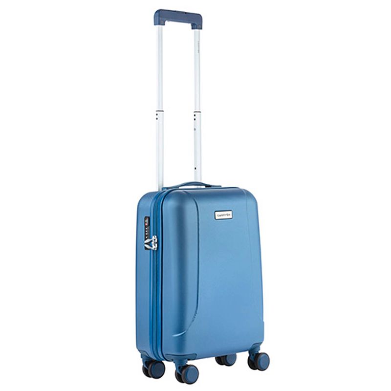 Foto van Carryon skyhopper handbagage koffer 55cm tsa-slot okoban registratie blauw