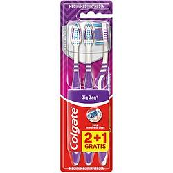 Foto van Colgate zig zag medium tandenborstel triopak bij jumbo