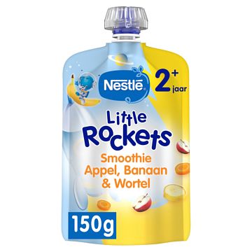 Foto van Nestlé little rockets smoothie appel banaan wortel 150g bij jumbo