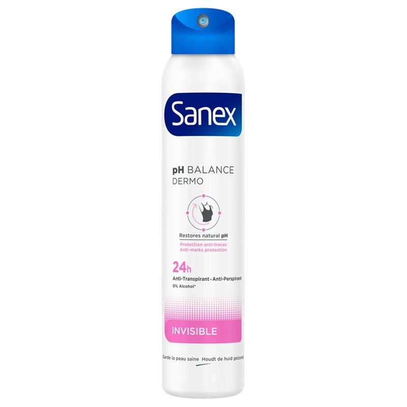 Foto van Sanex dermo invisible deospray 200ml bij jumbo