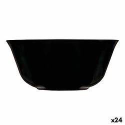 Foto van Kom luminarc carine zwart multifunctioneel glas (12 cm) (24 stuks)