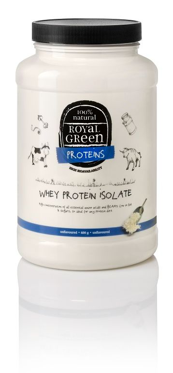 Foto van Royal green whey protein isolate eiwit