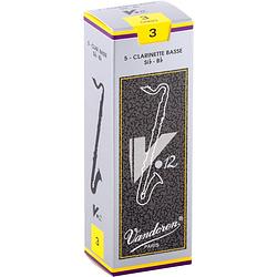 Foto van Vandoren cr623 bass clarinet reed riet voor basklarinet (5 stuks)