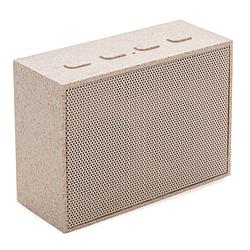 Foto van Xd collection speaker bluetooth 3w 9 cm abs/tarwestro beige