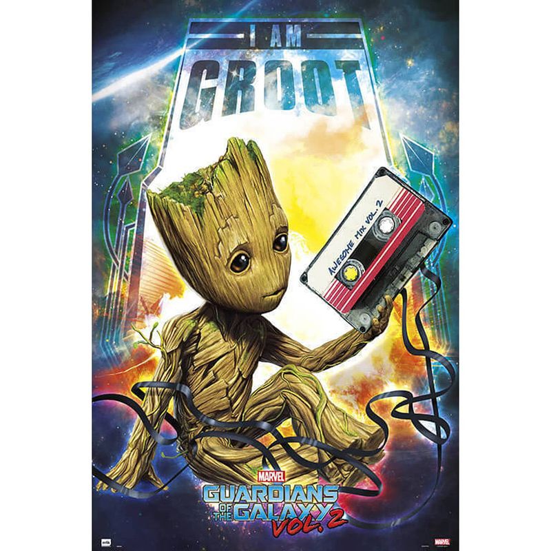 Foto van Grupo erik marvel guardians of the galaxy vol 2 groot poster 61x91,5cm