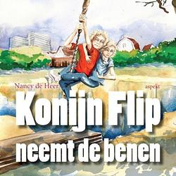 Foto van Konijn flip neemt de benen