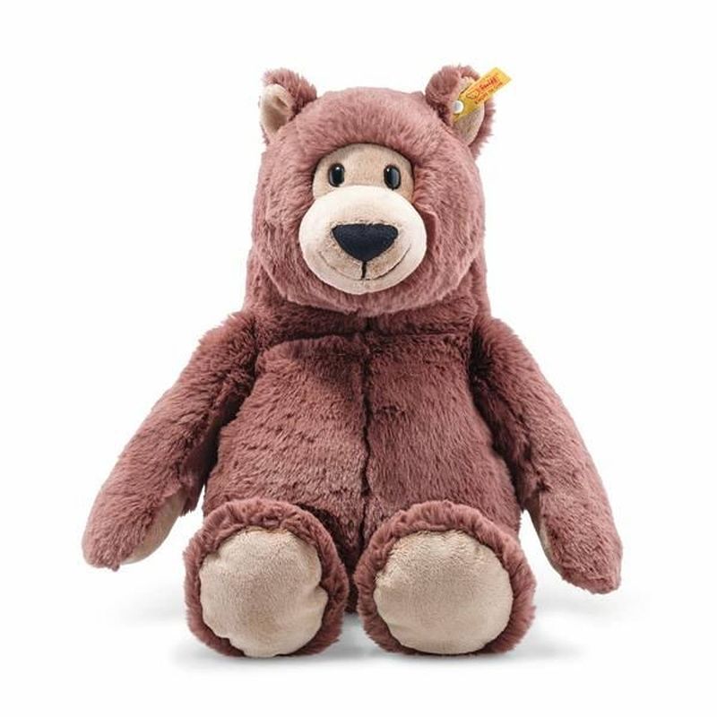 Foto van Steiff knuffel soft cuddly friends beer bella, roodbruin