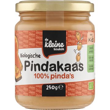 Foto van De kleine keuken biologische pindakaas 6+ maanden 250g bij jumbo