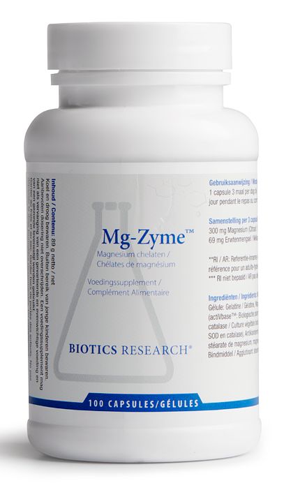 Foto van Biotics mg-zyme capsules