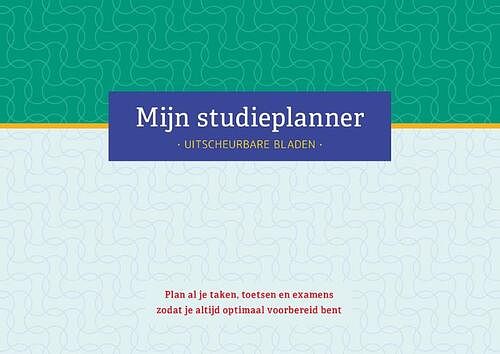 Foto van Mijn studieplanner - groen - paperback (9789044764833)