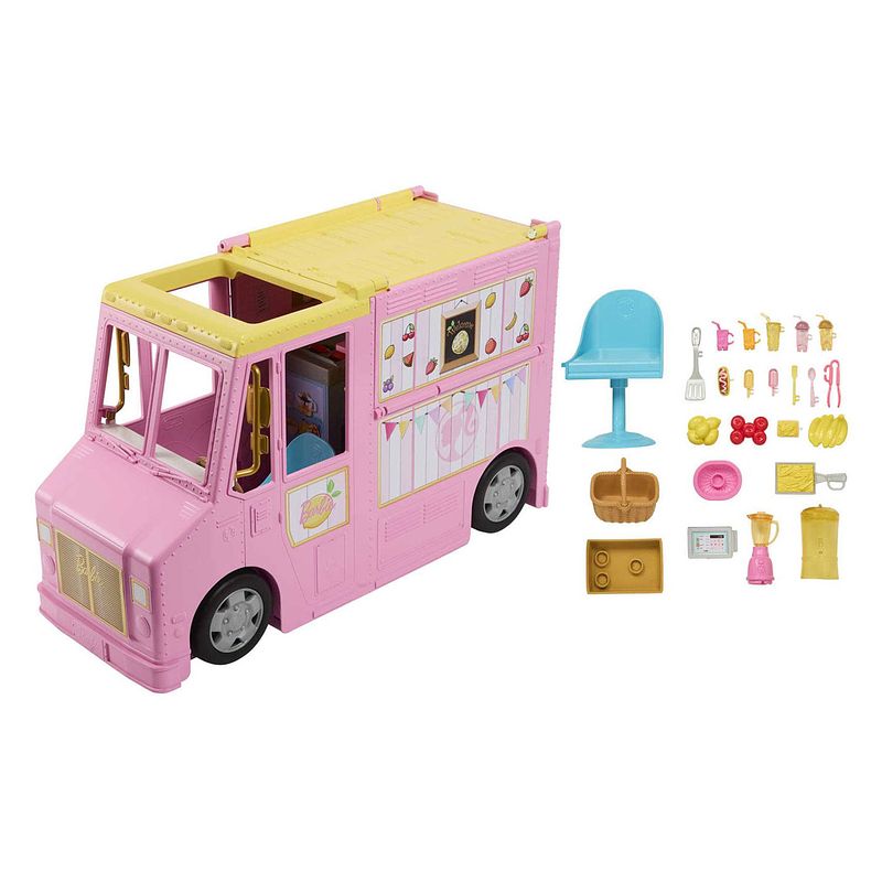 Foto van Mattel limonadewagen met pop