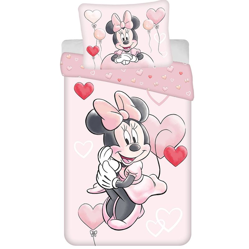 Foto van Disney minnie mouse dekbedovertrek ballon - eenpersoons - 140 x 200 cm - katoen