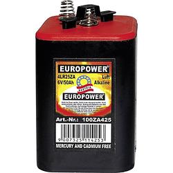 Foto van Europower 4lr25sz speciale batterij 4lr25 veercontact alkaline 6 v 50000 mah 1 stuk(s)