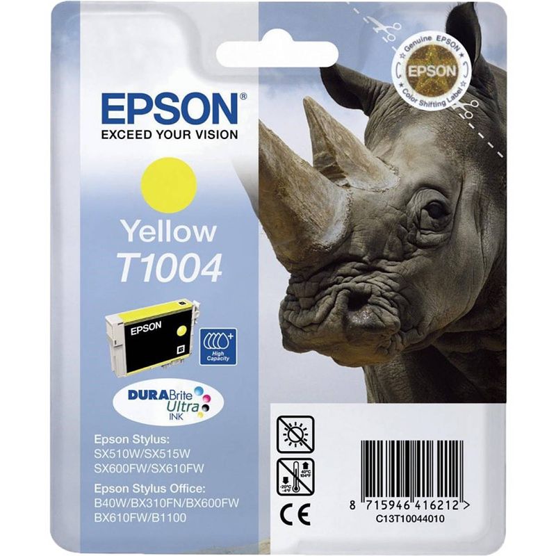 Foto van Epson t1004 geel cartridge