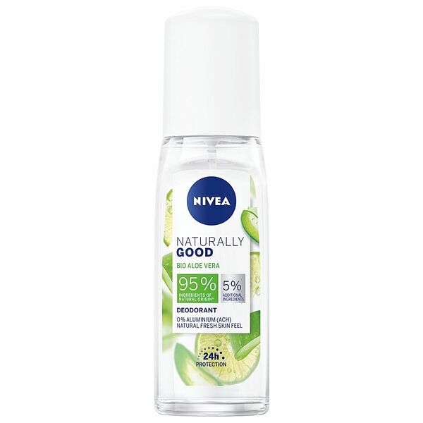 Foto van Nivea naturally good bio aloë vera deodorant spray