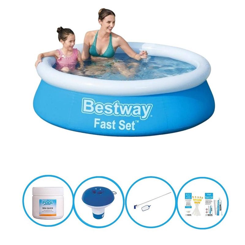 Foto van Bestway zwembad fast set 183x51 cm - zwembadset