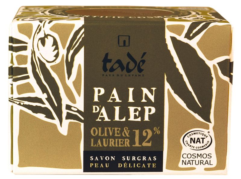 Foto van Tadé pain d'salep olive & laurier 12% zeep