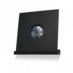 Foto van Vinyl lp platen display - fotoplankje - wandplank - fotolijstplank - zwart