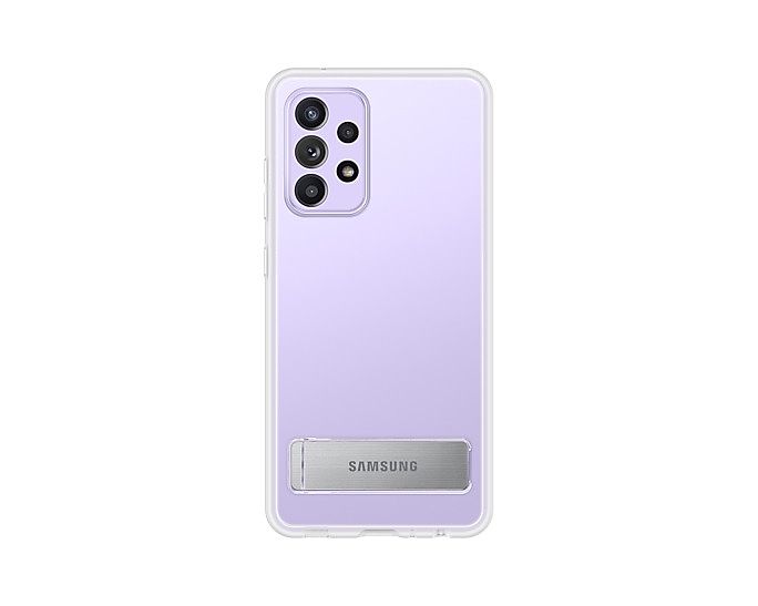 Foto van Samsung galaxy a52 / a52s clear standing cover telefoonhoesje transparant