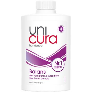 Foto van Unicura balance antibacteriele handzeep navul 250ml bij jumbo