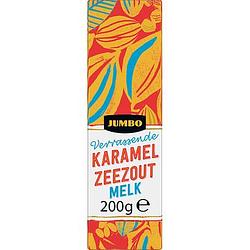 Foto van Jumbo verrassende karamel zeezout melk chocolade 200g