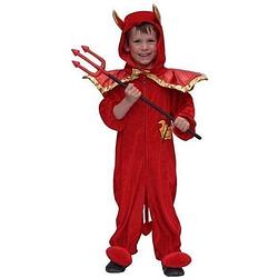 Foto van Halloween - verkleedkleding duivel kinderen 128 - carnavalskostuums