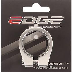 Foto van Zadelpenklem edge ø31.8 aluminium met inbusbout - zilver