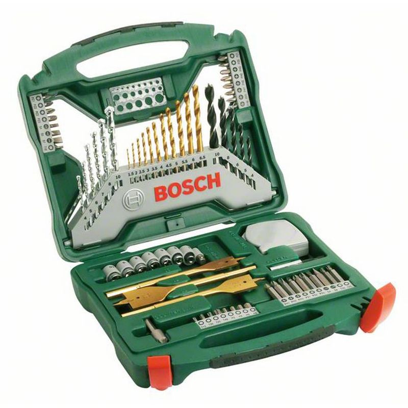 Foto van Bosch accessories 2607019329 x-line 70-delig universeel boor assortiment