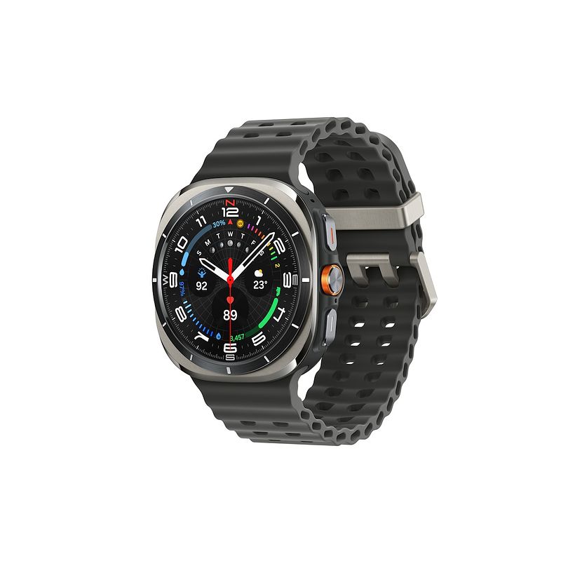 Foto van Samsung galaxy watch ultra 47mm lte titanium smartwatch zilver