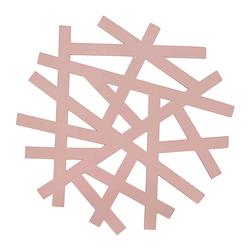 Foto van Krumble pannenonderzetter rond - 20 cm - silicoon - roze