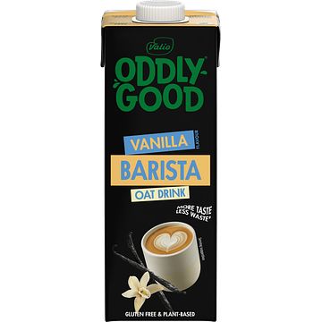 Foto van Oddlygood barista vanilla flavour oat drink gluten free 1l bij jumbo