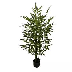 Foto van Bamboe groen 125 cm kunstplant