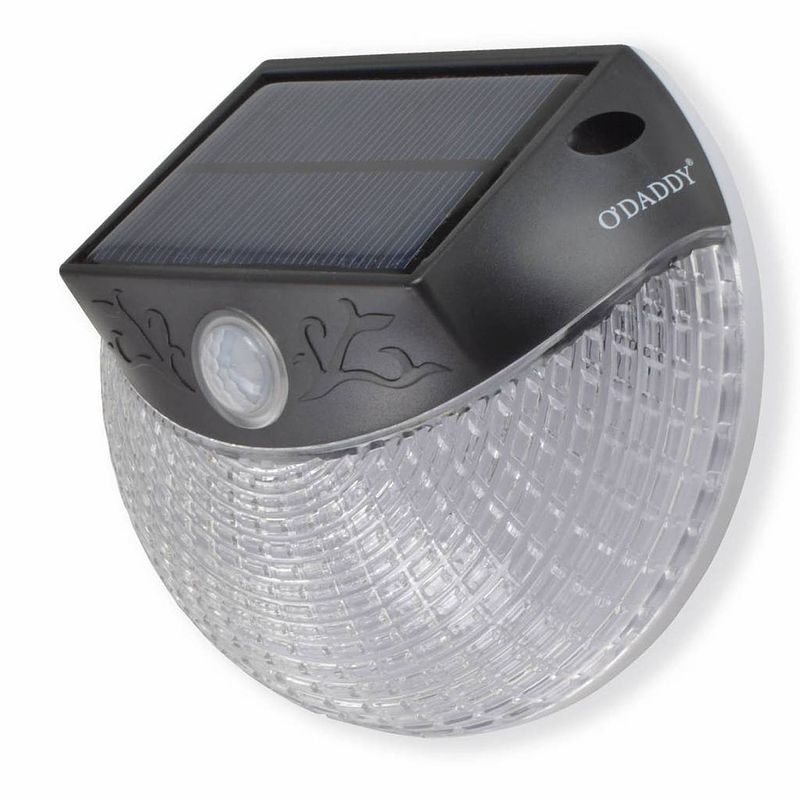 Foto van O'sdaddy secunda solar tuinverlichting - wandlamp met 200 lumen