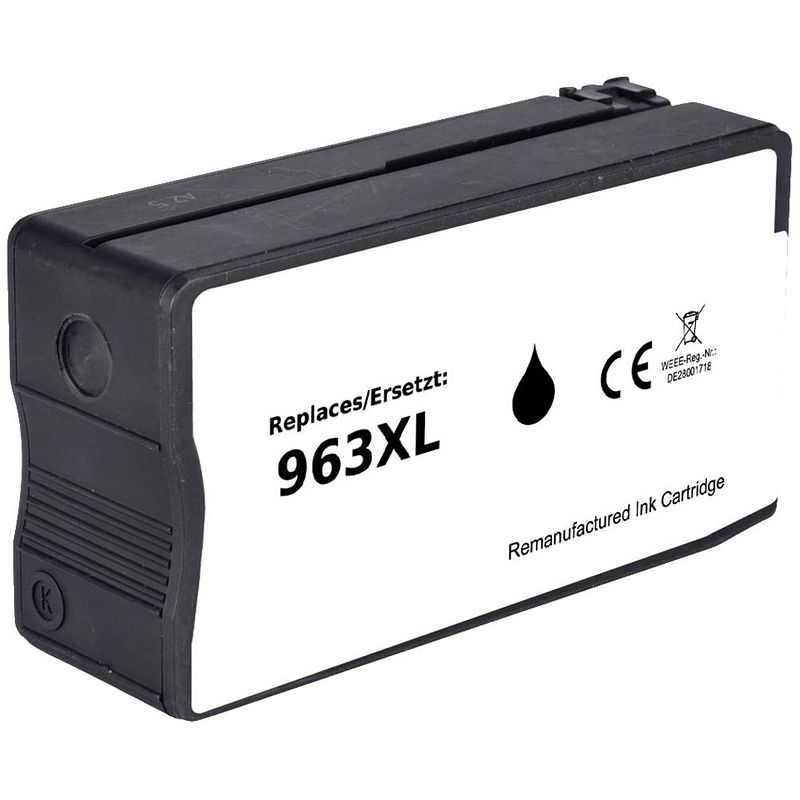 Foto van Renkforce inkt vervangt hp 963 xl (3ja30ae) compatibel zwart rf-5679862