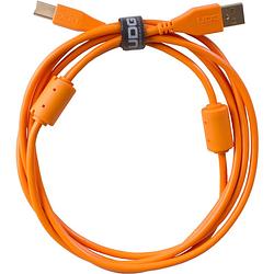 Foto van Udg u95001or audio kabel usb 2.0 a-b recht oranje 1m