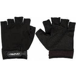 Foto van Avento fitness-handschoenen polyester/mesh zwart maat s-m