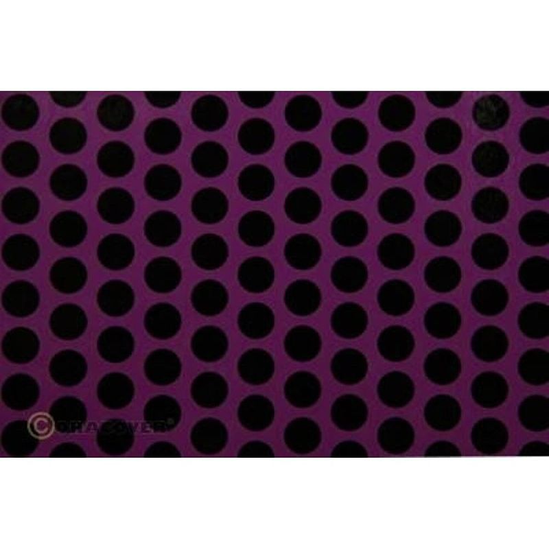 Foto van Oracover 41-054-071-002 strijkfolie fun 1 (l x b) 2 m x 60 cm violet-zwart