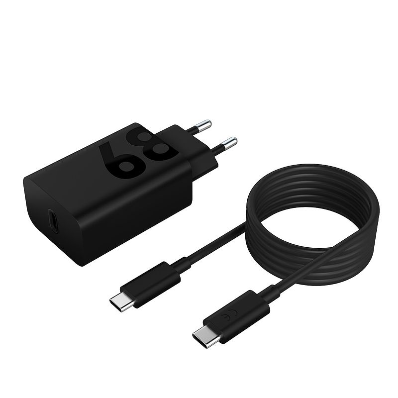 Foto van Lenovo 68w usb/c wall charger (eu) oplader zwart