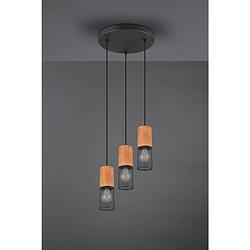 Foto van Industriële hanglamp tosh - metaal - zwart