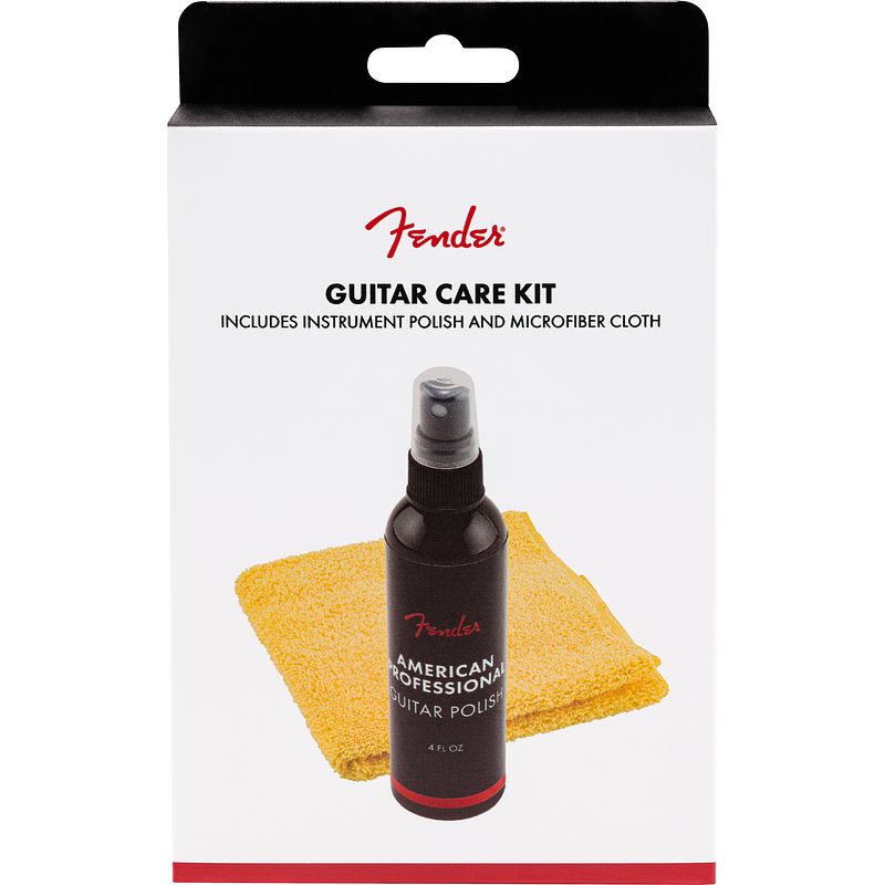 Foto van Fender 4oz polish and shop cloth 2 pack onderhoudsmiddel 118 ml & poetsdoek