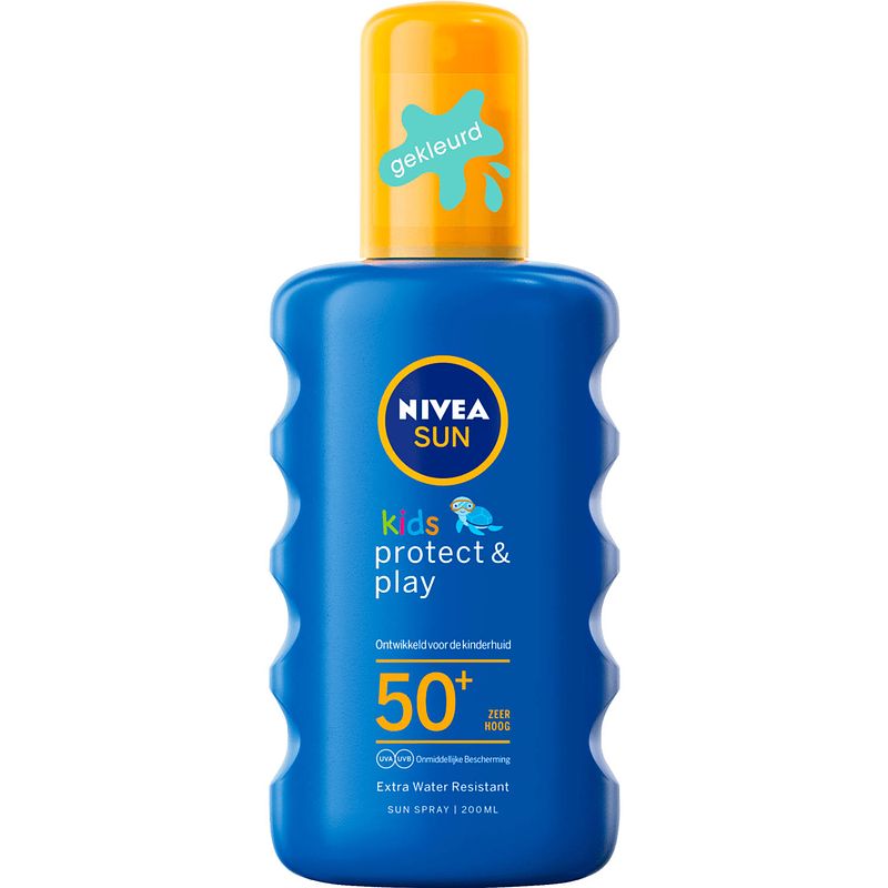 Foto van Nivea sun kids - zonnespray gekleurd - spf50 - 200ml