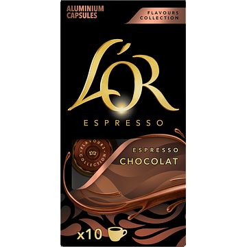 Foto van L'sor espresso chocolat smaak 10 stuks 52g bij jumbo