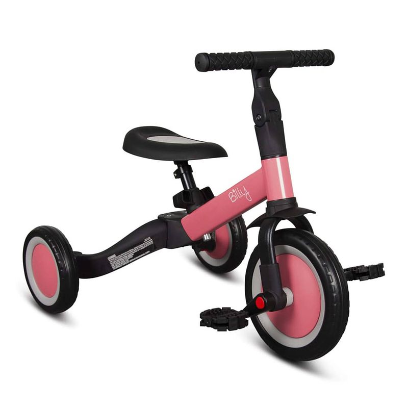 Foto van Billy loopfiets 4-in-1 fresa roze