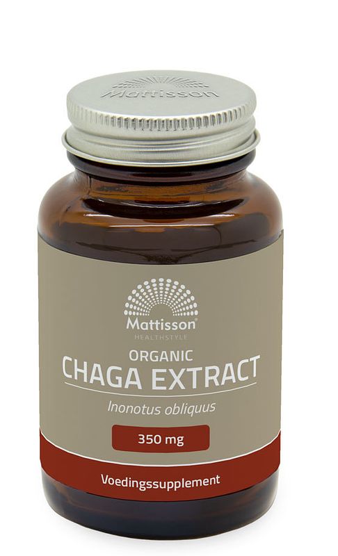 Foto van Mattisson biologisch chaga extract capsules