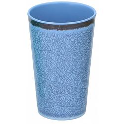 Foto van Tom drinkbeker 17 x 5,5 cm melamine 400 ml grijs/blauw