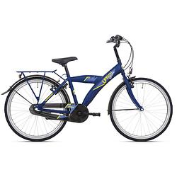 Foto van Bikefun kinderfiets 24"" bike fun urban kobalt blauw