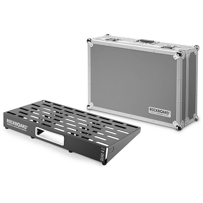 Foto van Rockboard quad 4.2 c pedalboard met flight case