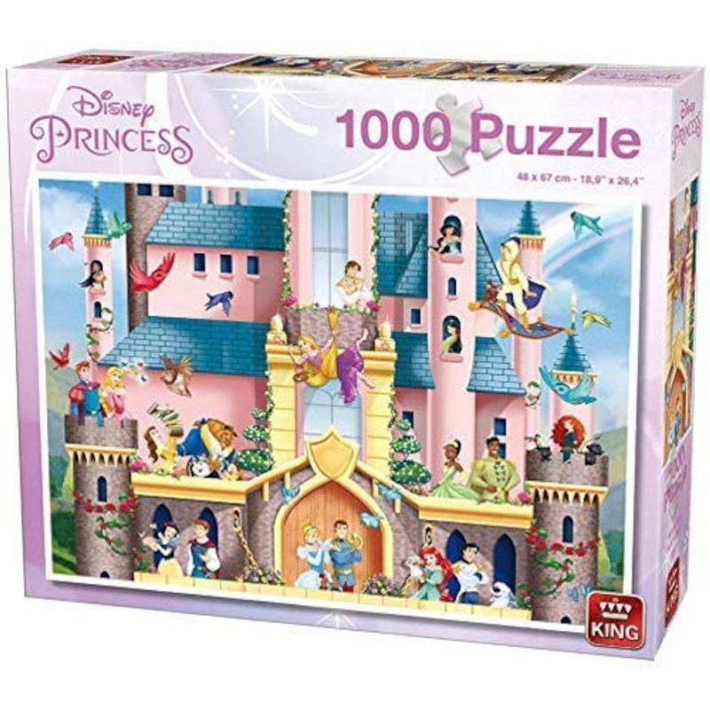 Foto van King legpuzzel disney princess magical palace 1000 stukjes