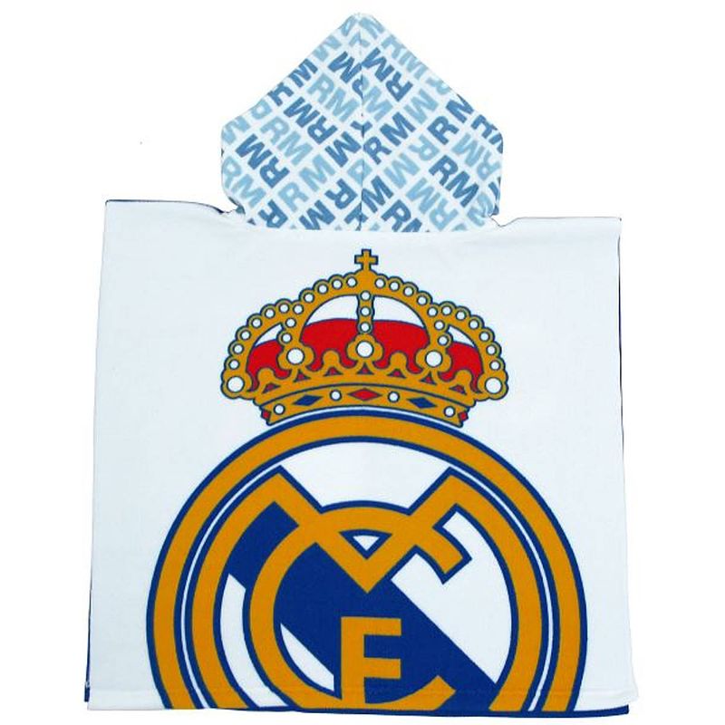 Foto van Carbotex badponcho real madrid junior microvezel one-size